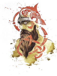 Peinture pop art au Bic et aquarelle inspirée du cinéma par Florent Lainé