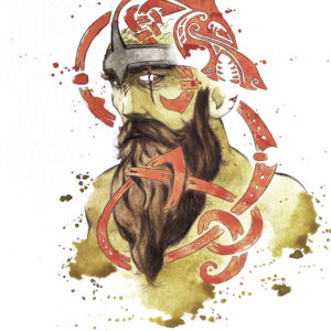 Peinture pop art au Bic et aquarelle inspirée du cinéma par Florent Lainé